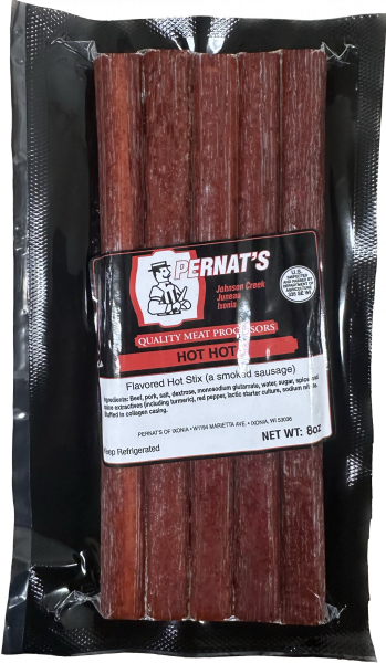 Pernats - Pernat's Hot Hot Beef Snack Stix (5 Pack) - Image 1